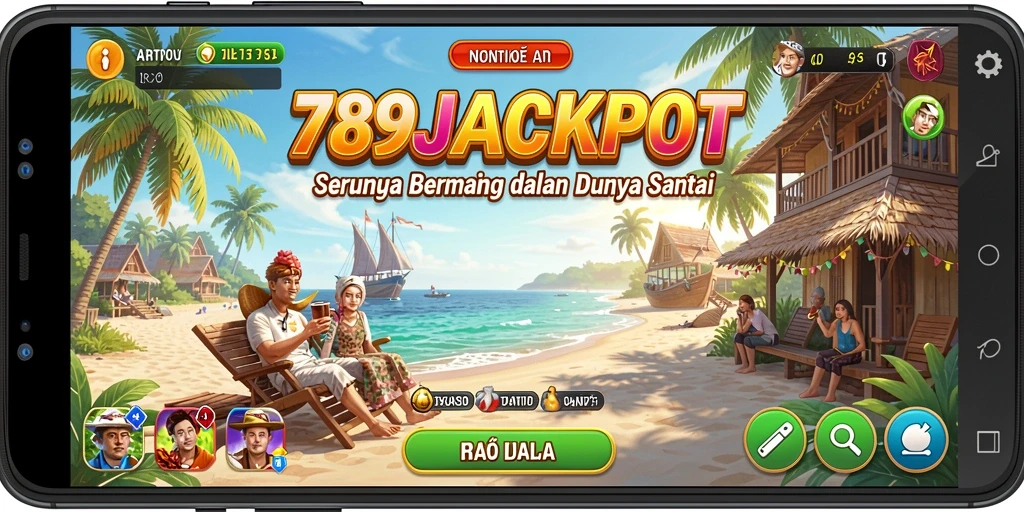 Screenshot gameplay 789JACKPOT yang penuh warna dan ceria.