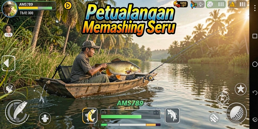 Tangkapan ikan yang megah saat bermain AMS789.