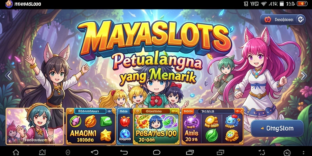 Tampilan screenshot gameplay yang menampilkan petualangan seru dalam MAYASLOTS.