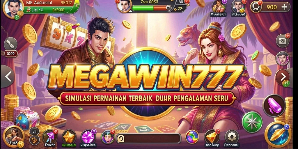 Tampilan luar biasa dari gameplay MEGAWIN777 yang seru dan realistis.