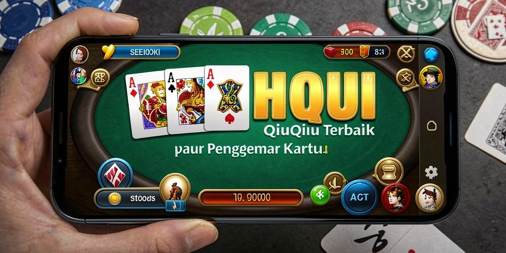 Tampilan gameplay seru di SEHOKI dengan asyiknya bermain QiuQiu.