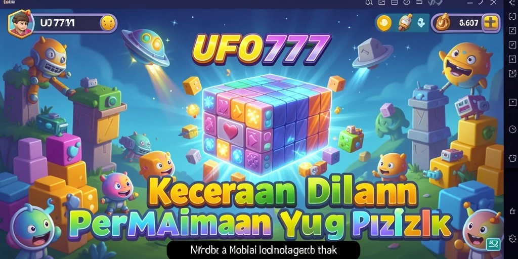 Screenshot dari gameplay Puzzle yang menarik di UFO777.